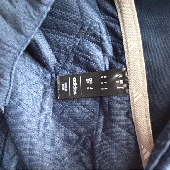 Adidas Blue Textured PulloverMENS - Picture 3 of 3